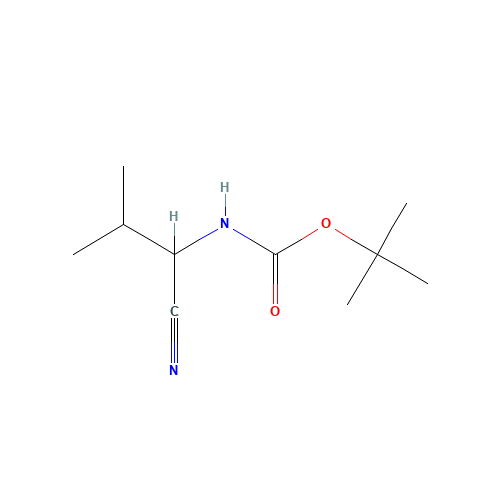 tert-butyl N-(1-cyano-2-methylpropyl)carbamate (CAS: 130457-35-1) - Related Chemical Product