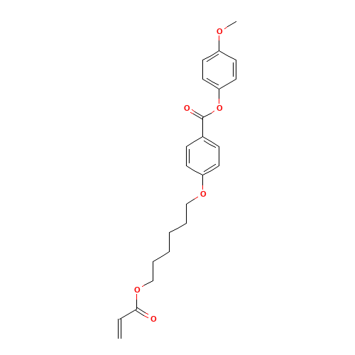 (4-methoxyphenyl) 4-(6-prop-2-enoyloxyhexoxy)benzoate (CAS: 82200-53-1) - Related Chemical Product