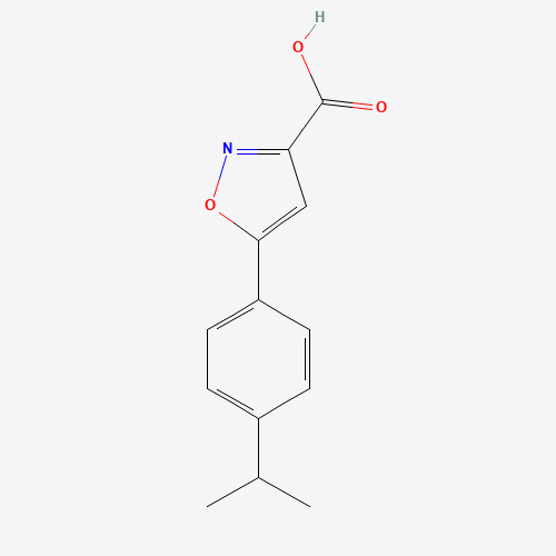 5-(4-propan-2-ylphenyl)-1,2-oxazole-3-carboxylic acid (CAS: 33282-10-9) - Related Chemical Product