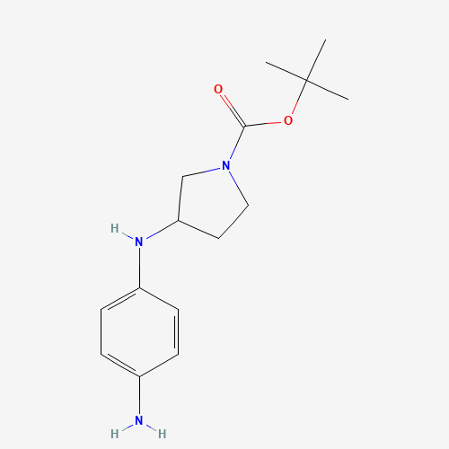 tert-butyl 3-(4-aminoanilino)pyrrolidine-1-carboxylate (CAS: 1159976-32-5) - Related Chemical Product