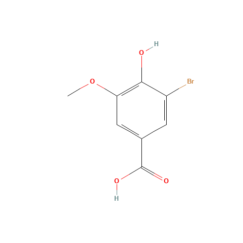 3-bromo-4-hydroxy-5-methoxybenzoic acid (CAS: 6324-52-3) - Related Chemical Product