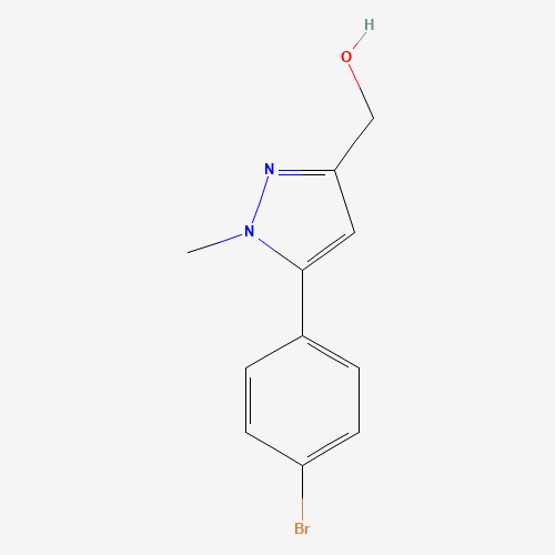 [5-(4-bromophenyl)-1-methylpyrazol-3-yl]methanol (CAS: 1216171-81-1) - Related Chemical Product
