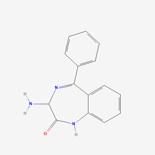 3-amino-5-phenyl-1,3-dihydro-1,4-benzodiazepin-2-one (CAS: 103343-47-1) - Related Chemical Product
