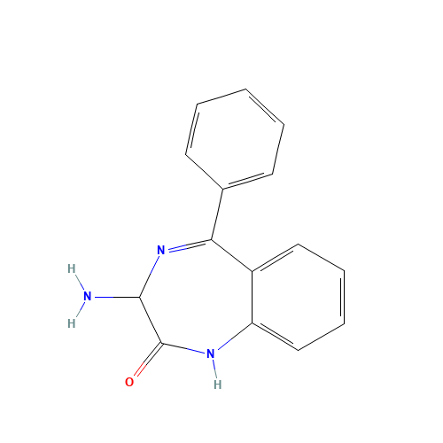 3-amino-5-phenyl-1,3-dihydro-1,4-benzodiazepin-2-one (CAS: 103343-47-1) - Related Chemical Product