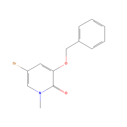 5-bromo-1-methyl-3-phenylmethoxypyridin-2-one (CAS: 1333146-86-3) - Related Chemical Product