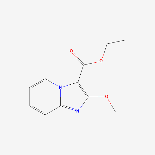 ethyl 2-methoxyimidazo[1,2-a]pyridine-3-carboxylate (CAS: 1335050-74-2) - Chemical Structure and Molecular Formula 