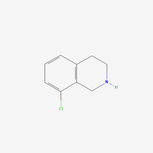 8-chloro-1,2,3,4-tetrahydroisoquinoline (CAS: 75416-50-1) - Chemical Structure and Molecular Formula 