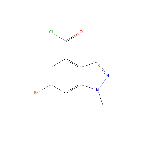 6-bromo-1-methylindazole-4-carbonyl chloride (CAS: 1245466-14-1) - Related Chemical Product