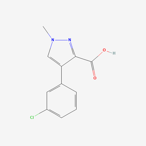4-(3-chlorophenyl)-1-methylpyrazole-3-carboxylic acid (CAS: 1092506-51-8) - Related Chemical Product