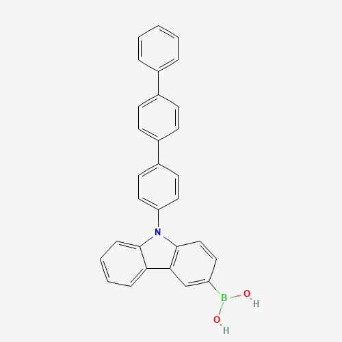 [9-[4-(4-phenylphenyl)phenyl]carbazol-3-yl]boronic acid (CAS: 1141017-95-9) - Related Chemical Product
