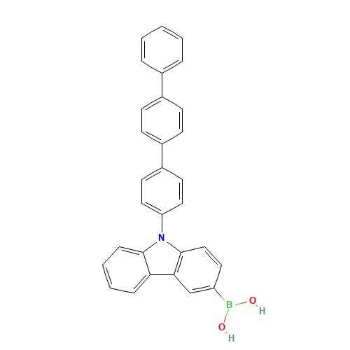 [9-[4-(4-phenylphenyl)phenyl]carbazol-3-yl]boronic acid (CAS: 1141017-95-9) - Related Chemical Product