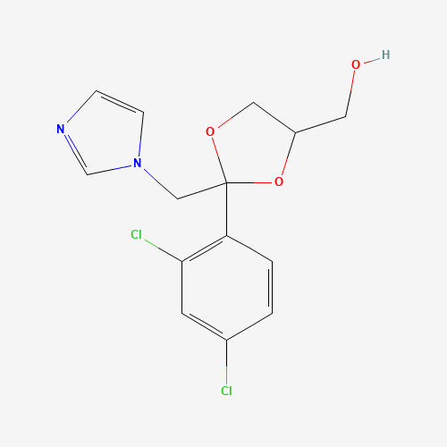 [2-(2,4-dichlorophenyl)-2-(imidazol-1-ylmethyl)-1,3-dioxolan-4-yl]methanol (CAS: 84682-23-5) - Related Chemical Product