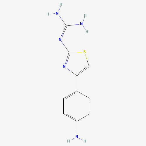 2-[4-(4-aminophenyl)-1,3-thiazol-2-yl]guanidine (CAS: 83831-31-6) - Related Chemical Product