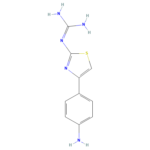 2-[4-(4-aminophenyl)-1,3-thiazol-2-yl]guanidine (CAS: 83831-31-6) - Related Chemical Product