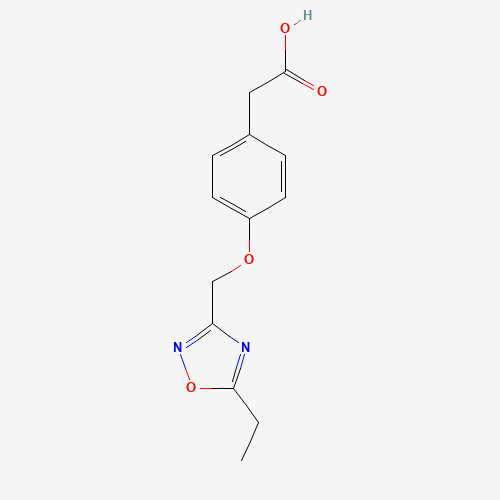 2-[4-[(5-ethyl-1,2,4-oxadiazol-3-yl)methoxy]phenyl]acetic acid (CAS: 1282309-02-7) - Related Chemical Product