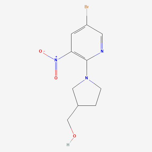 [1-(5-bromo-3-nitropyridin-2-yl)pyrrolidin-3-yl]methanol (CAS: 1138444-02-6) - Related Chemical Product