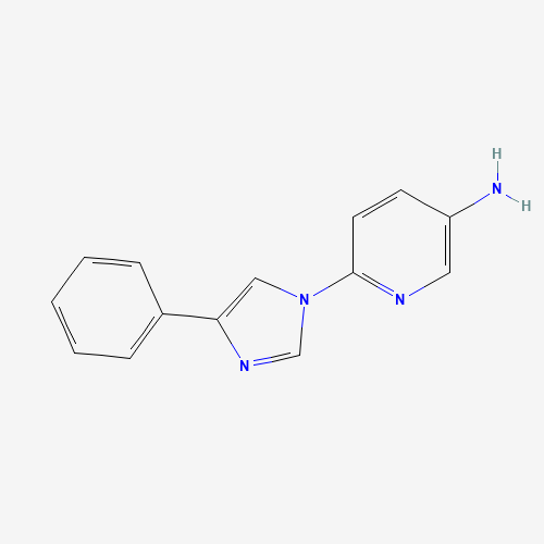 6-(4-phenylimidazol-1-yl)pyridin-3-amine (CAS: 1393126-25-4) - Related Chemical Product