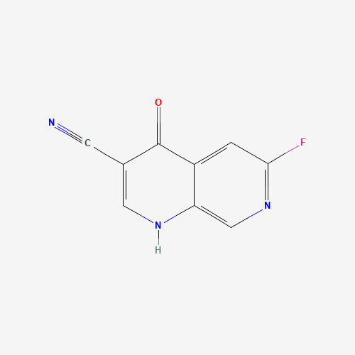 6-fluoro-4-oxo-1H-1,7-naphthyridine-3-carbonitrile (CAS: 305371-17-9) - Related Chemical Product