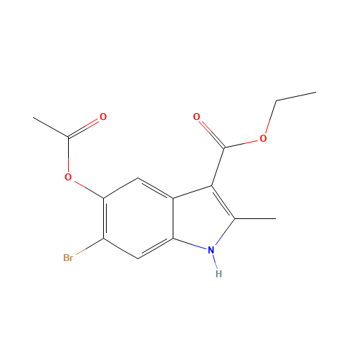 ethyl 5-acetyloxy-6-bromo-2-methyl-1H-indole-3-carboxylate (CAS: 20862-92-4) - Related Chemical Product