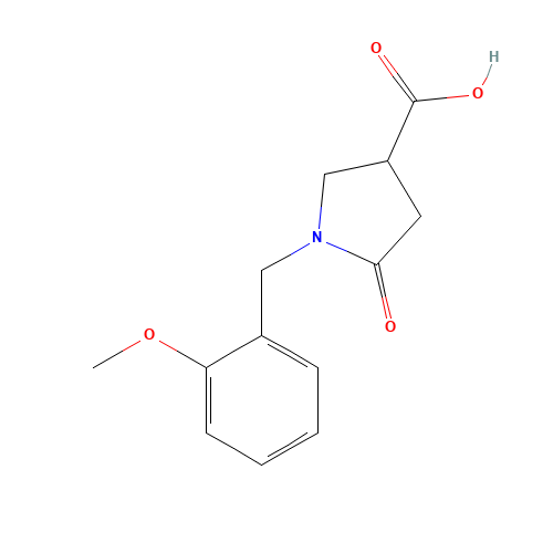 1-[(2-methoxyphenyl)methyl]-5-oxopyrrolidine-3-carboxylic acid (CAS: 352208-42-5) - Related Chemical Product