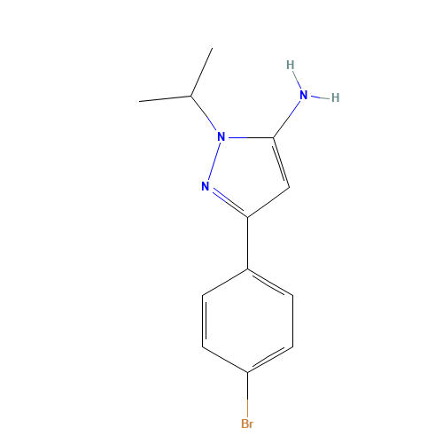 5-(4-bromophenyl)-2-propan-2-ylpyrazol-3-amine (CAS: 1017781-30-4) - Related Chemical Product