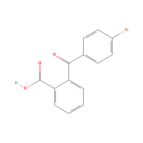 2-(4-bromobenzoyl)benzoic acid (CAS: 2159-40-2) - Chemical Structure and Molecular Formula 