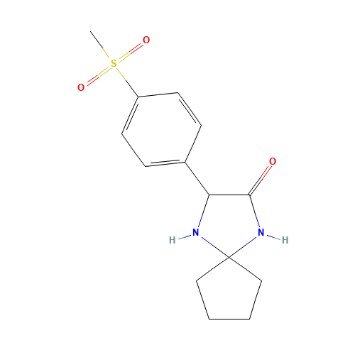 2-(4-methylsulfonylphenyl)-1,4-diazaspiro[4.4]nonan-3-one (CAS: 1272755-86-8) - Related Chemical Product