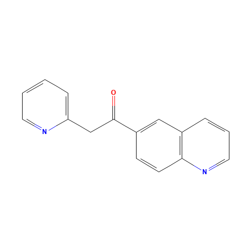 2-pyridin-2-yl-1-quinolin-6-ylethanone (CAS: 813449-21-7) - Related Chemical Product