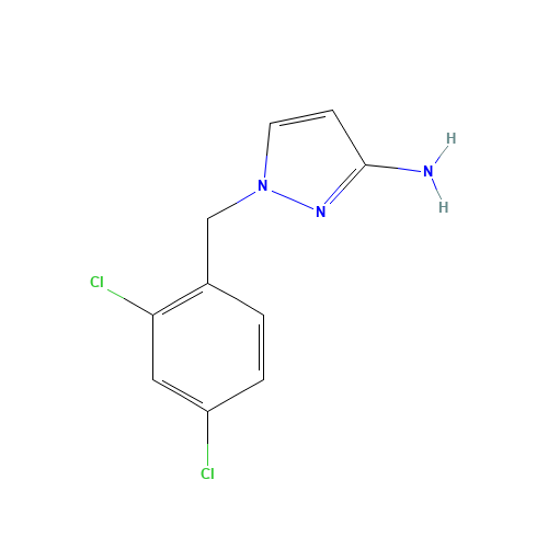 1-[(2,4-dichlorophenyl)methyl]pyrazol-3-amine (CAS: 895929-50-7) - Related Chemical Product