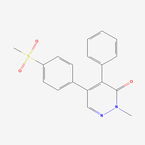 2-methyl-5-(4-methylsulfonylphenyl)-4-phenylpyridazin-3-one (CAS: 213763-80-5) - Related Chemical Product