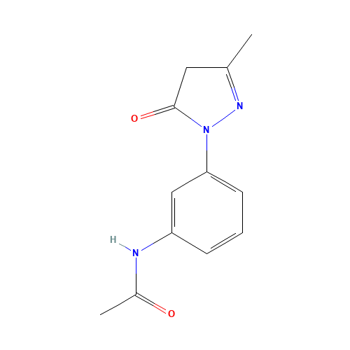 N-[3-(3-methyl-5-oxo-4H-pyrazol-1-yl)phenyl]acetamide (CAS: 184708-07-4) - Related Chemical Product