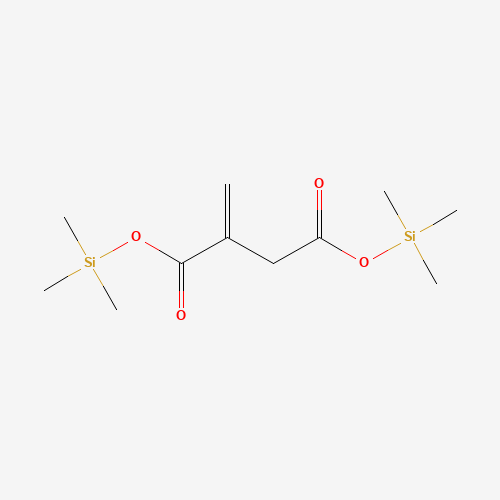 bis(trimethylsilyl) 2-methylidenebutanedioate (CAS: 55494-04-7) - Chemical Structure and Molecular Formula 