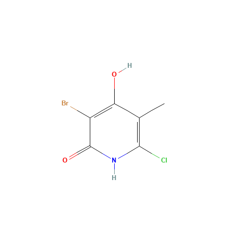 3-bromo-6-chloro-4-hydroxy-5-methyl-1H-pyridin-2-one (CAS: 89324-53-8) - Related Chemical Product
