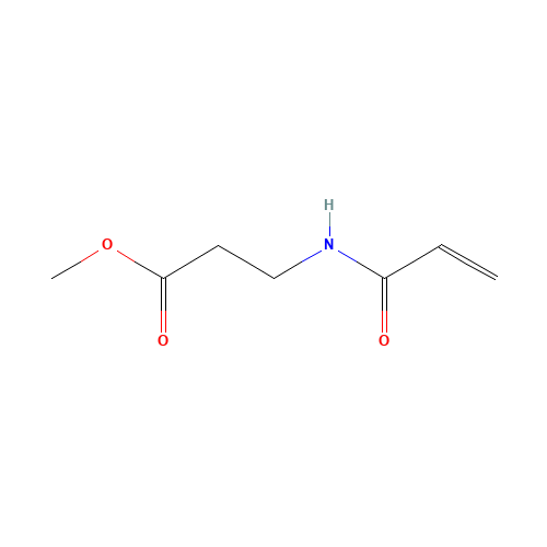 methyl 3-(prop-2-enoylamino)propanoate (CAS: 86710-95-4) - Chemical Structure and Molecular Formula 