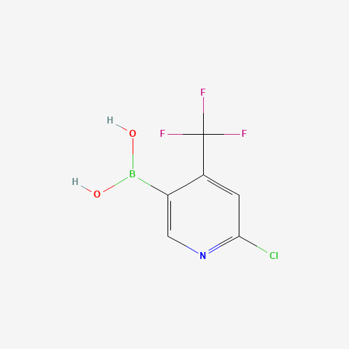 [6-chloro-4-(trifluoromethyl)pyridin-3-yl]boronic acid (CAS: 1217500-87-2) - Related Chemical Product