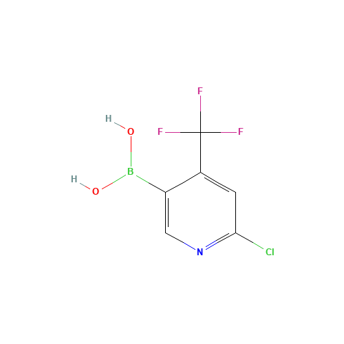 [6-chloro-4-(trifluoromethyl)pyridin-3-yl]boronic acid (CAS: 1217500-87-2) - Related Chemical Product