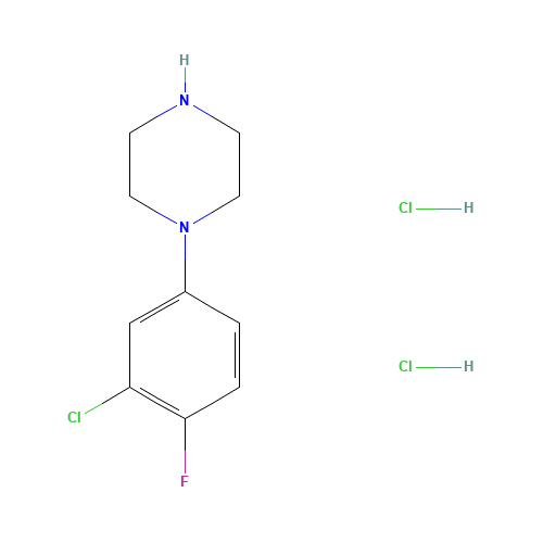 1-(3-chloro-4-fluorophenyl)piperazine;dihydrochloride (CAS: 91532-33-1) - Related Chemical Product