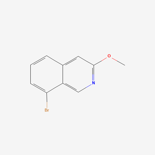 8-bromo-3-methoxyisoquinoline (CAS: 608515-50-0) - Chemical Structure and Molecular Formula 