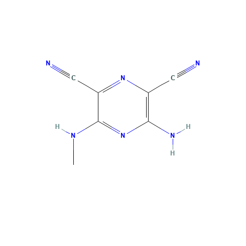 3-amino-5-(methylamino)pyrazine-2,6-dicarbonitrile (CAS: 94053-74-4) - Related Chemical Product