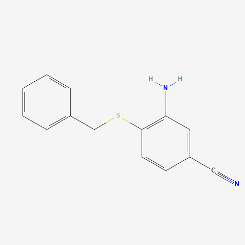 3-amino-4-benzylsulfanylbenzonitrile (CAS: 1153486-53-3) - Related Chemical Product