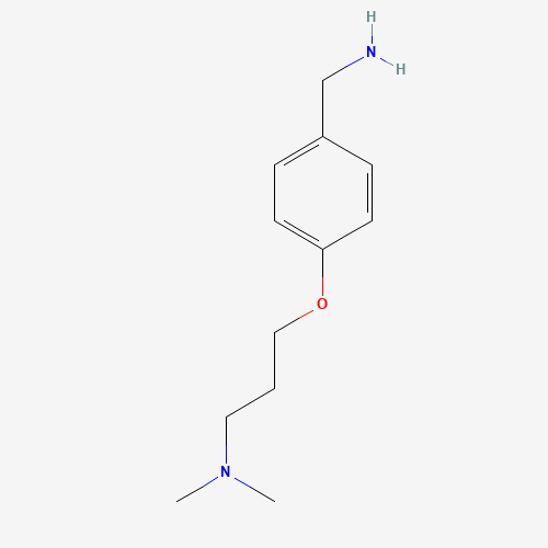 3-[4-(aminomethyl)phenoxy]-N,N-dimethylpropan-1-amine (CAS: 91637-76-2) - Related Chemical Product