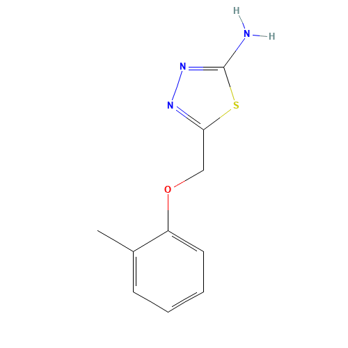 5-[(2-methylphenoxy)methyl]-1,3,4-thiadiazol-2-amine (CAS: 84138-75-0) - Related Chemical Product