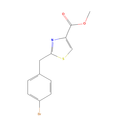 methyl 2-[(4-bromophenyl)methyl]-1,3-thiazole-4-carboxylate (CAS: 885279-50-5) - Related Chemical Product