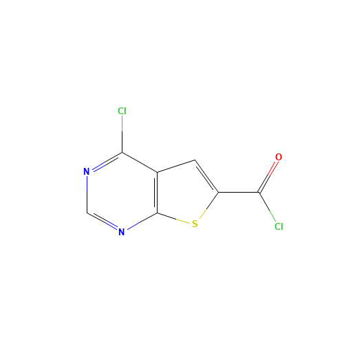 4-chlorothieno[2,3-d]pyrimidine-6-carbonyl chloride (CAS: 86762-06-3) - Related Chemical Product