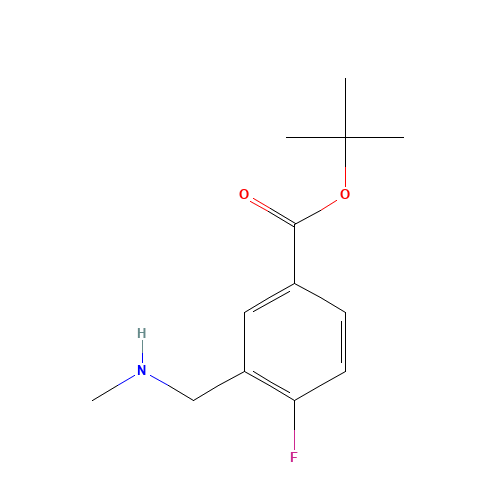 tert-butyl 4-fluoro-3-(methylaminomethyl)benzoate (CAS: 171050-01-4) - Related Chemical Product