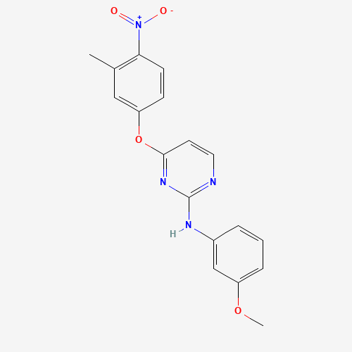 N-(3-methoxyphenyl)-4-(3-methyl-4-nitrophenoxy)pyrimidin-2-amine (CAS: 853299-38-4) - Related Chemical Product