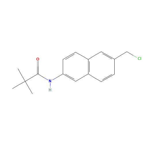 N-[6-(chloromethyl)naphthalen-2-yl]-2,2-dimethylpropanamide (CAS: 832102-21-3) - Related Chemical Product