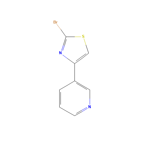 2-bromo-4-pyridin-3-yl-1,3-thiazole (CAS: 886370-95-2) - Related Chemical Product