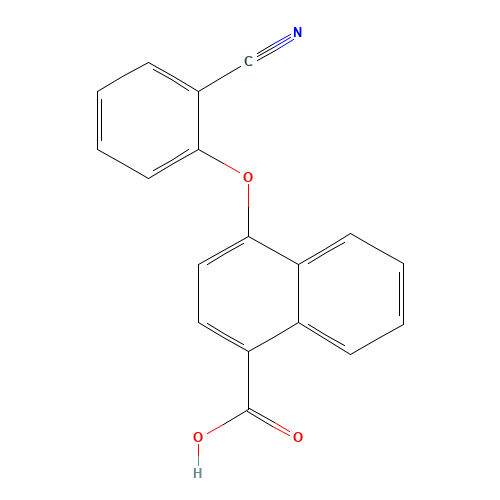 4-(2-cyanophenoxy)naphthalene-1-carboxylic acid (CAS: 1542224-30-5) - Related Chemical Product