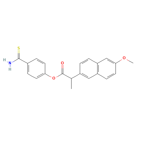 (4-carbamothioylphenyl) 2-(6-methoxynaphthalen-2-yl)propanoate (CAS: 1226895-20-0) - Related Chemical Product